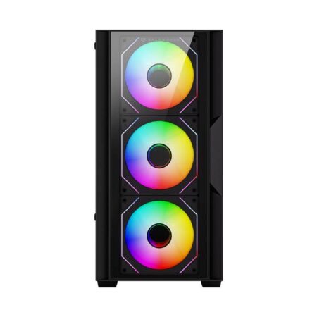 Gabinete Balam Rush Nitrox Edge Pro Crystal 4900C/Mini-Tower/Con Ventana/Sin Fuente/USB 2.0-3.0/Negro/Micro-ATX/Br-943888
