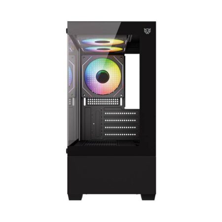 Gabinete Mini Torre Nitrox Glow Crystal 4700C Factor: Mini Itx – Panel Lateral De Crystal Templado