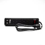 Barra Multicontacto Qian En260 C/6 Contactos Supresor+2 USB