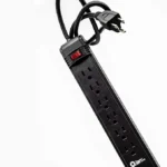 Barra Multicontacto Qian En260 C/6 Contactos Supresor+2 USB