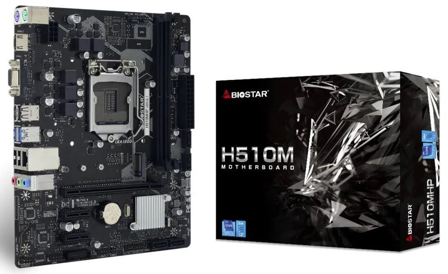 Mb Biostar H510mhp 2.0 Socket 1200/2xddr4/hdmi/vga/hdmi/pci-e 4.0/micro Atx