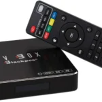 Tv Box Blackpcs 4K/3D/WiFi/Red/Control Negro, Eo104K-Bl