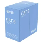 Metro De Cable Utp Cat6 Hilook Nc-1Ln6Uu/Cca Cobre Con Aluminio/Uso En Interior/Para Cctv Y Redes De Datos/Color Blanco