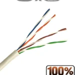 Bobina De Cable Utp Cat5E Saxxon Outp5Ecop100Bc/100% Cobre/100M/Color Blanco