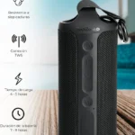 Bocina Bluetooth Portatil Techzone Ns-Boc02C, 10W/USB/Color Blanca