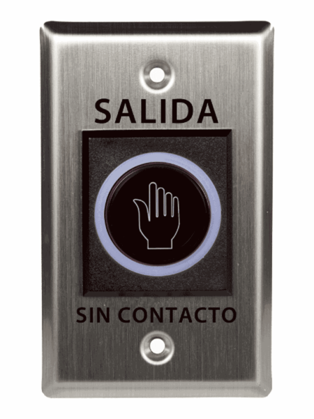 Boton De Salida Sin Contacto Zkteco K11B2/Salidas Nc Y No/Rango De Deteccion Hasta 10Cm/Tleb2