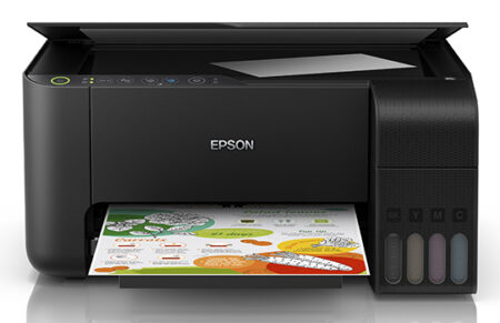 Multifuncional Ecotank Epson L3150 33/15Ppm Tinta Continua WiFi/USB, C11Cg86301