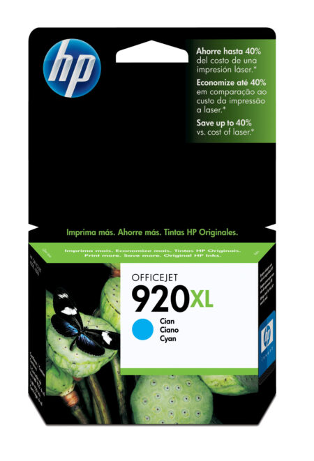 Cartucho De Tinta HP 920Xl Cyan Cd972Al P/Officejet