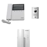 Paquete De Videoportero Commax Cdv-43K2+Drc40K + Dp4-Vhp7Monitor De 4.3"/Aluminio/Auricular Con Conexion Al Monitor