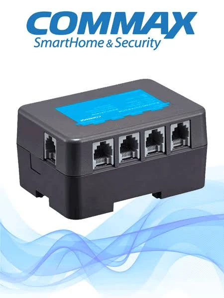 Distribuidor De Piso Commax Cmd-101Bu Para Sistema De Apartamentos Con Videoporteros/Compatible Con Frente Cmx104052/Permite Comunicacion Con Estacion De Guardia Y Monitores Cmv43A/Alimentacion Con Rf2A