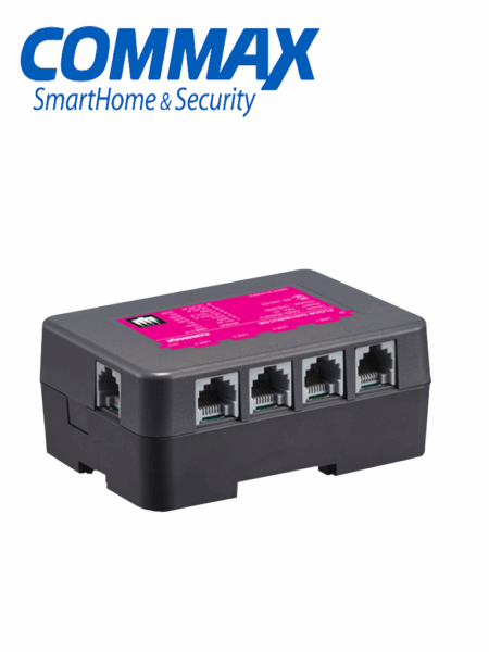 Distribuidor De Piso Commax Cmd-404Cfu Para Conexion De Hasta 4 Monitores/Solucion De Apartamentos Con El Frente De Calle Clave Cmx104052/Requiere Fuente Rf2A A 24Vdc