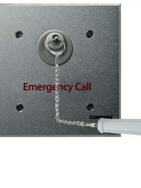 Boton De Emergencia Commax Es-420 Con Cadena Para Sistema De Llamado De Enfermeria/Uso En Regaderas/Con Proteccion Contra Agua/Conexion Con Jns4Cs A 2 Hilos/Activa Luz De Corredor