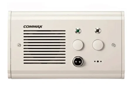 Subestacion De Cama Commax Jns-4Cs Para Sistema De Llamado De Enfermeria/Comunicacion Por Voz Con La Unidad Jns70Mn/Soporta Boton Pulsador Cc200/Botones De Emergencia