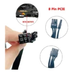 Cable Corsair Cp-8920251 Conector PCIE Doble, 6.5Cm,Rojo, Premium Fundas Individuales