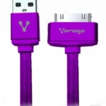 Cable USB Apple Dock Morado 1 Metro, Vorago Cab-118