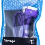 Cable USB Apple Dock Morado 1 Metro, Vorago Cab-118