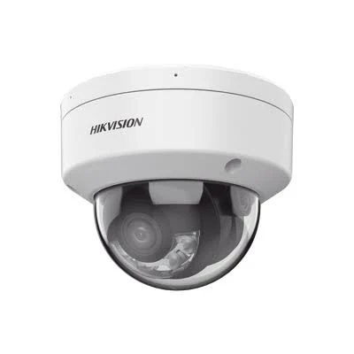 Camara Domo IP Hikvision Ds-2Cd3187G3-Lisu/8 Mpx/Lente 2.8Mm/Ir 30M + Luz Blanca/2 Microfonos Integrados/IP67/Wdr 130Db/Acusense 3.0/Metal/Nema 4X/Acusearch