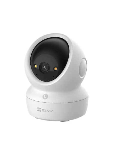 Camara Pt Wi-Fi Ezviz Cs-H6C G1 De 8Mpx/Lente 4Mm/Vision Nocturna Inteligente En Color/Deteccion Humana/Deteccion De Mascota/Llamada A La App Con Un Toque/Almacenamiento En MicroSD Y Nube