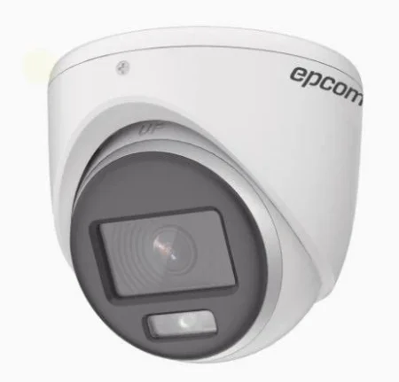 Camara Turret Epcom Colorvu E8-Turbo-C De 2Mp/Lente 2.8 Mm/Imagen A Color 24/7/Metal/Luz Blanca 20 Mts/Exterior IP67/Tvi-Ahd-Cvi-Cvbs/Dwdr