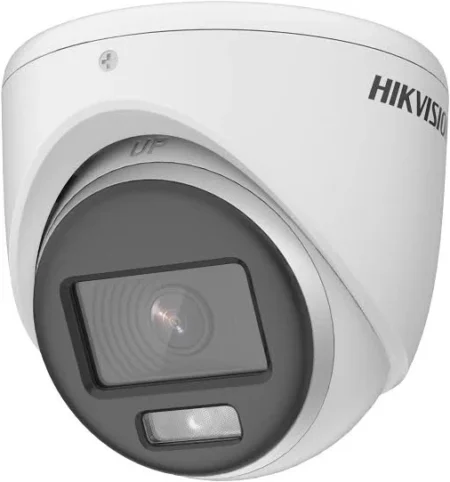 Camara Turret Turbohd Hikvision Ds-2Ce78U0T-Lts 8Mpx/Lente 2.8.Mm/Ir 40M/40M De Luz Blanca/Microfono Y Bocina Integrado/IP67/Dwdr