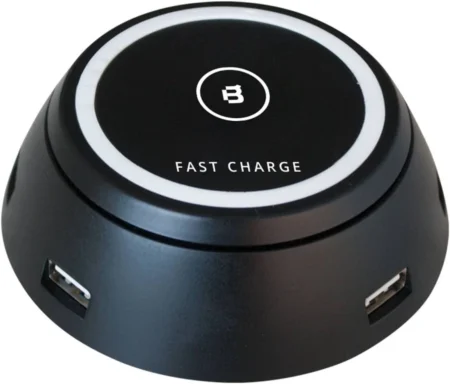 Cargador Inalambrico Blackpcs Volcano 5V/6 Puertos USB Negro Epbbl12-Vol