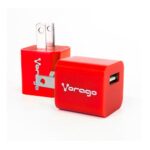Cargador De Pared C/1 Puerto USB Rojo Vorago Au-105-Rd
