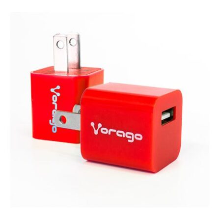 Cargador De Pared C/1 Puerto USB Negro Vorago Au-105-Bk