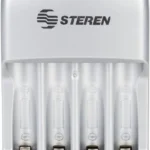 Cargador De Pilas Steren Crg-100 4 Pilas Aa/Aaa