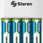 Cargador De Pilas Steren Crg-100 4 Pilas Aa/Aaa