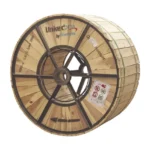 Carrete De 4Km De Fibra Optica Aerea Linkedpro Monomodo De 6 Hilos/Exterior/Span 100/Loose Tube/Oc-Adss-06C-S100/4Km