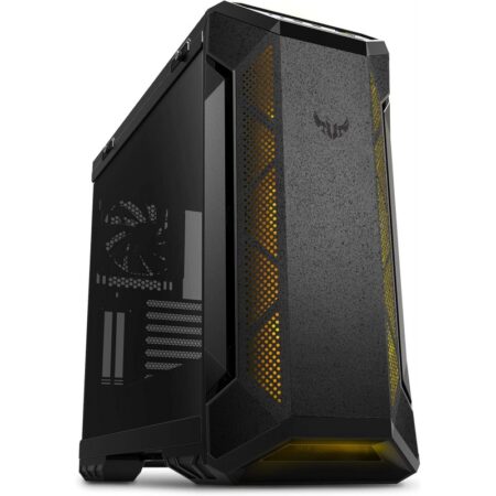 Gabinete ASUS Gt501 Tuf Gaming Case/Wt/Handle, Midi-Tower, C/Ventana, Sin Fuente, Rgb, USB, Color Blanco, ATX, Eatx