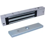 Cerradura Magnetica Para Uso Interior Zkteco Lm-2805 Fuerza De Sujecion 200Kg/12/24 Vcc/Fail Safe/Compatible Con Puertas De Madera/Vidrio Y Metalicas