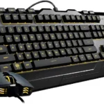 Kit Teclado Y Mouse Cooler Master Ms111 Rgb/USB/Negro/Español, Ms-111-Kkmf1-Ls