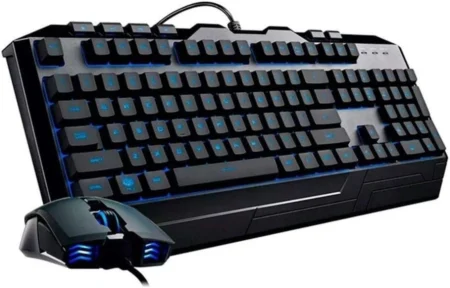 Kit Teclado Y Mouse Cooler Master Ms111 Rgb/USB/Negro/Español, Ms-111-Kkmf1-Ls