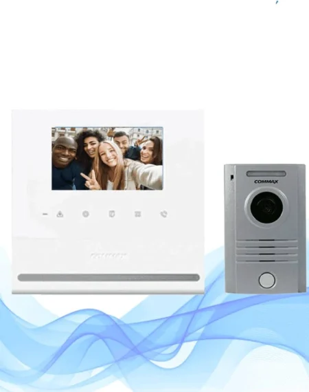 Paquete De Monitor Con Pantalla De 4.3″ Commax Cdv-43Y – Drc40K/Manos Libres/Frente De Calle De Aluminio/Relay Para Apertura De Puerta/Conexion A 4 Hilos