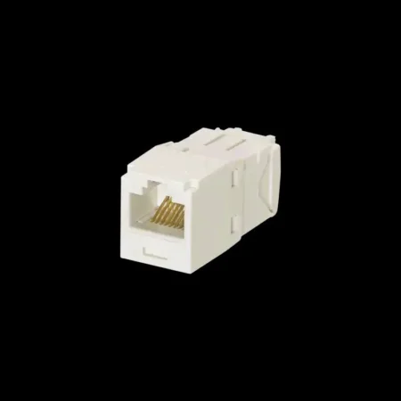 Conector Jack RJ45 Estilo Tg Panduit Cj5E88Tgiw Mini-Com/Cat5E/8 Posiciones/8 Cables/Color Blanco Mate