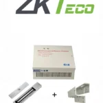 Contrachapa Magnetica Zkteco Lm2805 + Yp902123/200Kg/Incluye Soporte De Instalacion Zl/Gabinete Metalico/Salida De 12Vdc A 3A/Soporta Bateria De Respaldo
