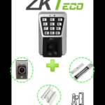Control De Acceso Profesional De Huella Zkteco Ma500Pak/Tarjeta Y Password/IP65/Incluye Contrachapa Magnetica Lm2805 De 200Kg/Soporte De Fijacion Zl/Boton De Salida/No Touch