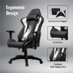 Silla Cooler Master Gaming Caliber R1 Negro-Blanco, Cmi-Gcr1-2019Wus