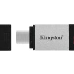 Memoria USB Tipo C 32Gb Kingston 3.2 Gen 1 Negro/Plata Dt80/32Gb