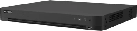 Dvr 16 Canales Turbohd + 8 Canales IP Hikvision Ids-7216Hqhi-M1/H/Xt/5Mpx Lite/Salida Independiente HDMI-VGA/Audio De Dos Vias Por Coaxitron/Reconocimiento Facial/Acusense/1 Bahia De Disco Duro/Salida De Video En Fu