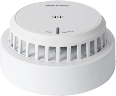 Detector De Humo Optico Hikvision Hf-S2 Tecnologia Avanzada De Deteccion De Incendios/Alarma Temprana/Fiabilidad Certificada/Soporta Salida De Alarma