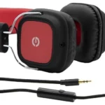Diadema Audifono C/Microfono Inalambrico Getttech Gh-4640R Bluetooth 3.0, Negro/Rojo