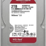 D. Duro Interno 2Tb Wd Red Wd20Efax Sata3 6Gb/S 256Mb 5400Rpm 24X7 Hotplug Para NAS 1-8 Bahias