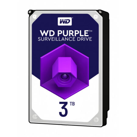 D. Duro Wd 4Tb Optimizado P/ Videovigilancia 24/7, Wd40Purz Purple