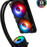 Ventilador P/CPU Balam Rush Br-931328/Hydron Lfx30/2 Ventiladores/120Mm Argb/Enfriamiento Liquido