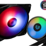 Ventilador P/CPU Balam Rush Br-931328/Hydron Lfx30/2 Ventiladores/120Mm Argb/Enfriamiento Liquido