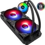 Ventilador P/CPU Balam Rush Br-931328/Hydron Lfx30/2 Ventiladores/120Mm Argb/Enfriamiento Liquido