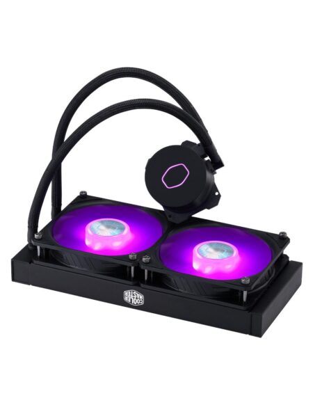 Enfriamiento Liquido Cooler Master Masterliquid Ml240L Argb V2/2X120Mm/1800Rpm, Mlw-D24M-A18Pa-R2