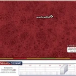 Libro Tabular Florete Estrella 125/12 Columnas/96 Hojas
